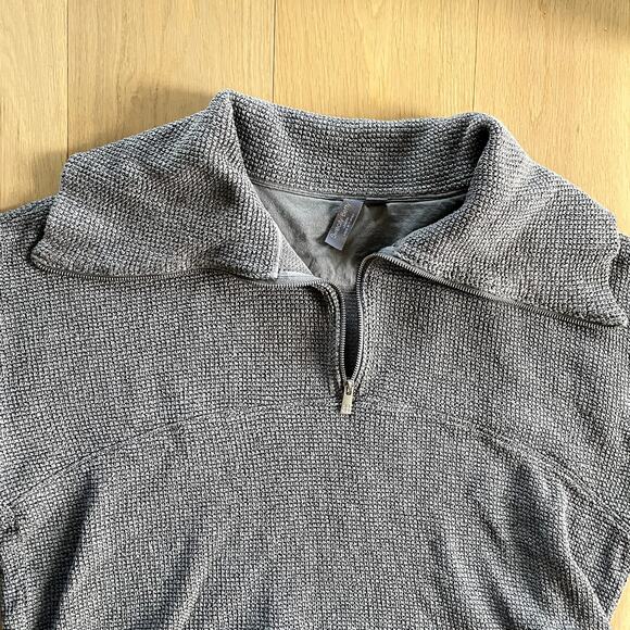 Sweaty Betty Restful Boucle Half Zip Sweatshirt - Large - Picture 3 of 6